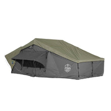 Overland Vehicle Systems HD Nomadic N3E - Soft Sided Roof Top Tent, 3 Person, Grey Body & Green Rainfly