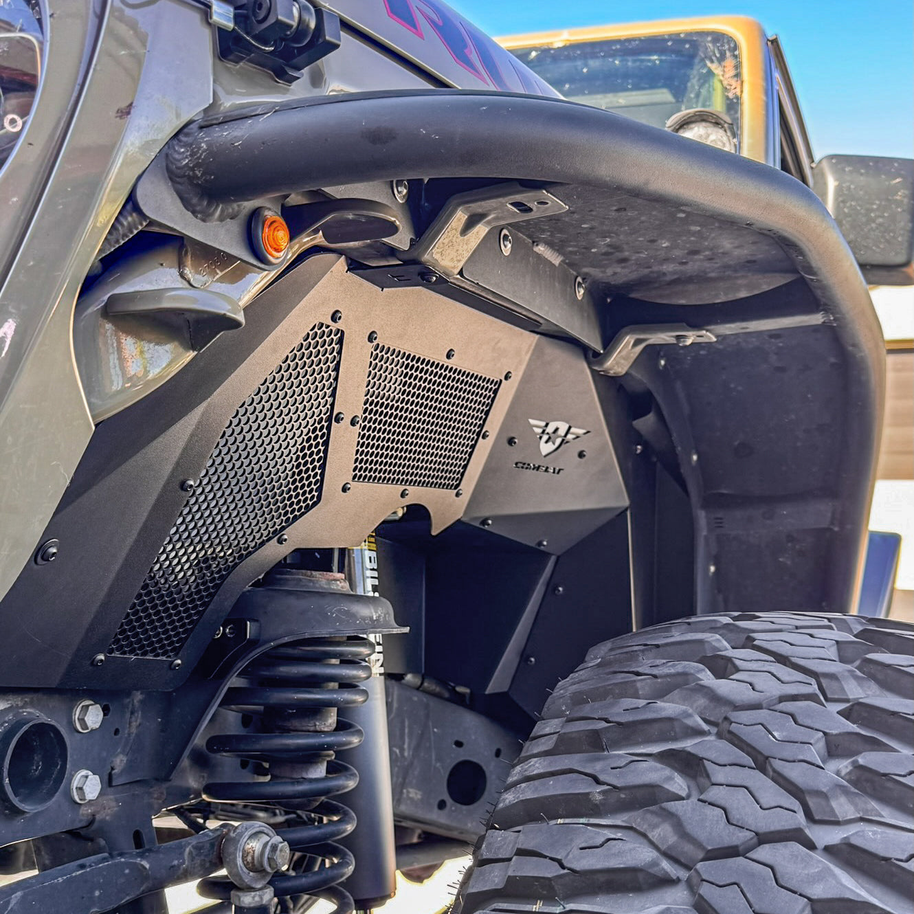 Jeep JT Battle Ready Max Flow Aluminum Inner Fender Kit - Front