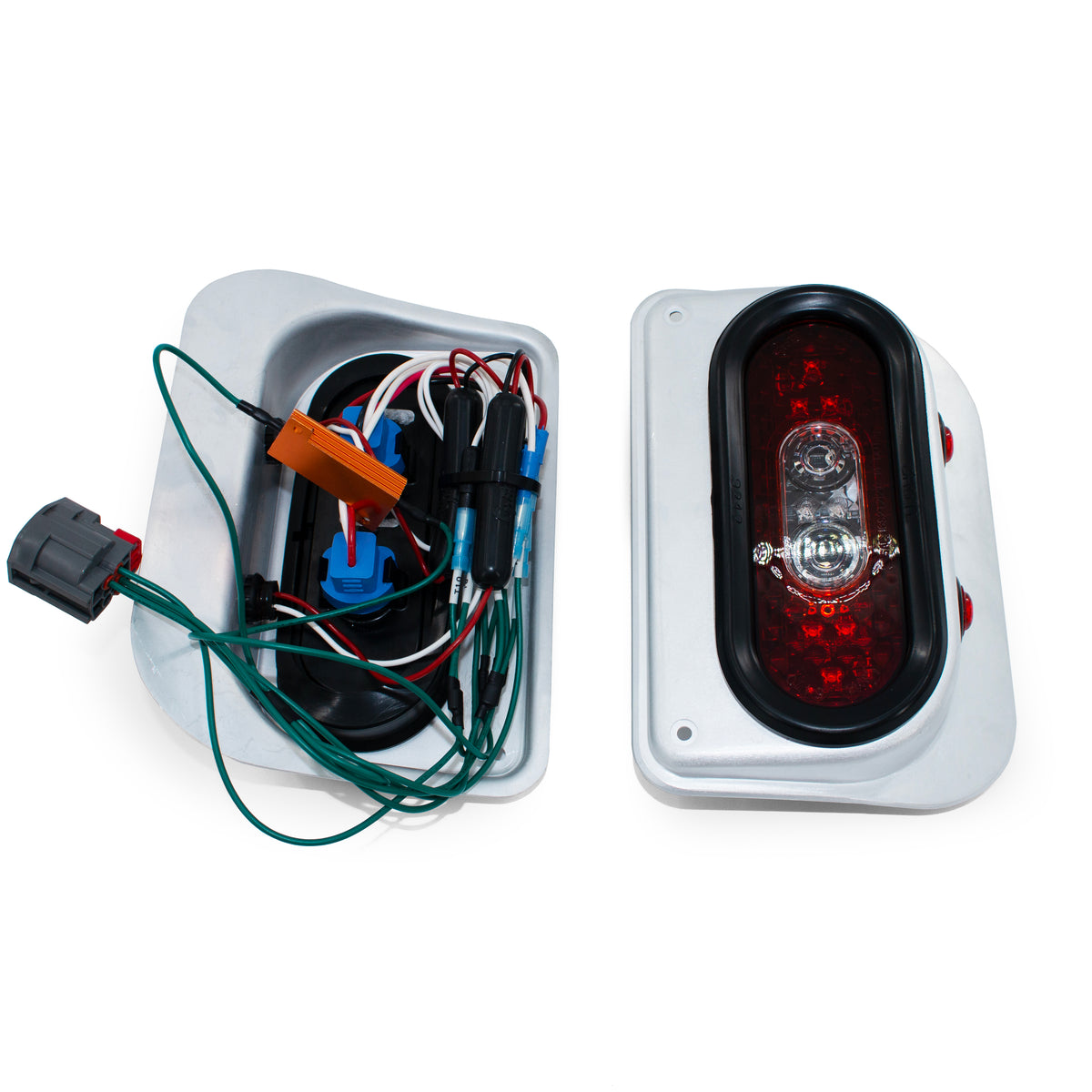 Jeep JK/JKU Tail Gunner LED Tail Lights Raw