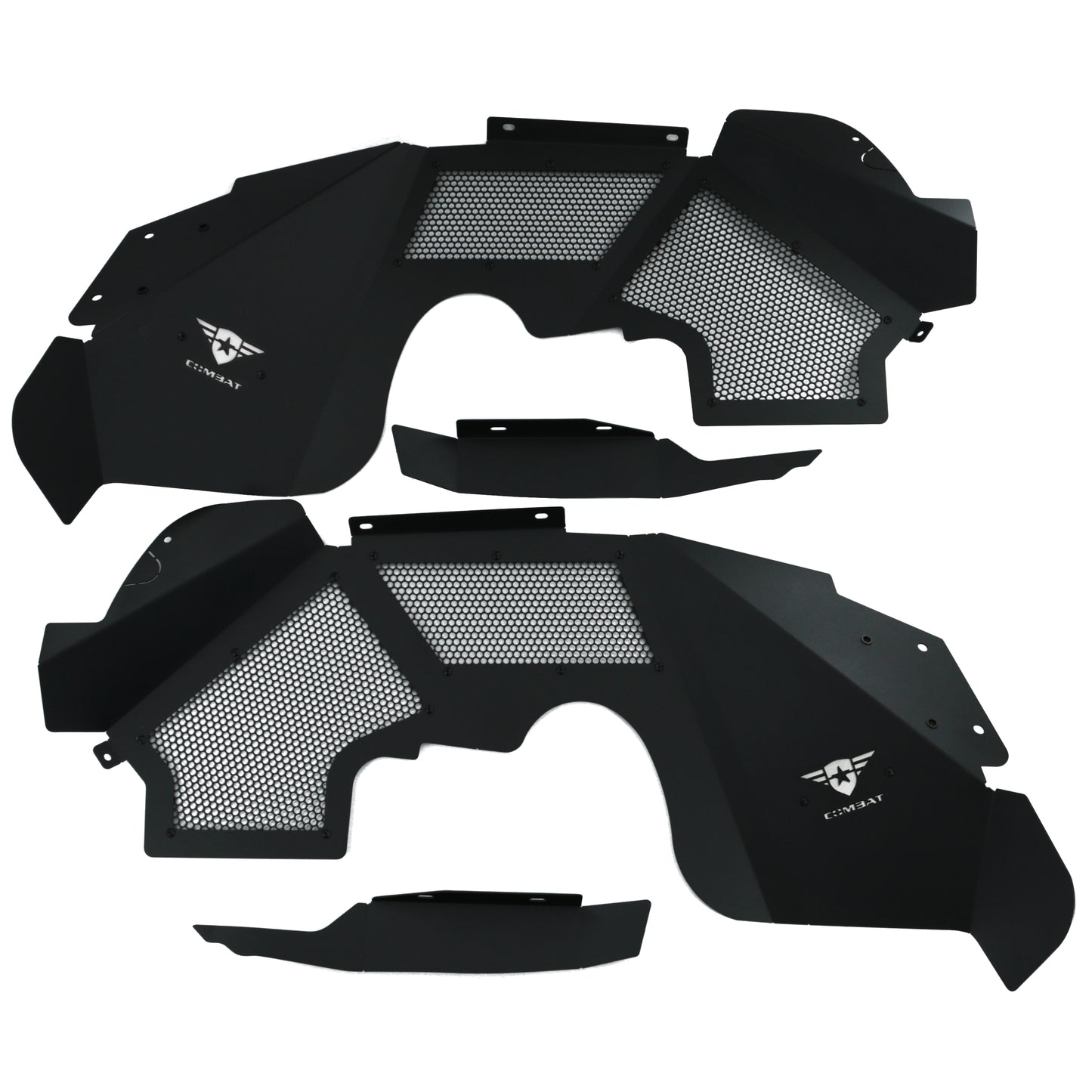 Jeep JK/JKU Battle Ready Max Flow Aluminum Inner Fender Kit - Front