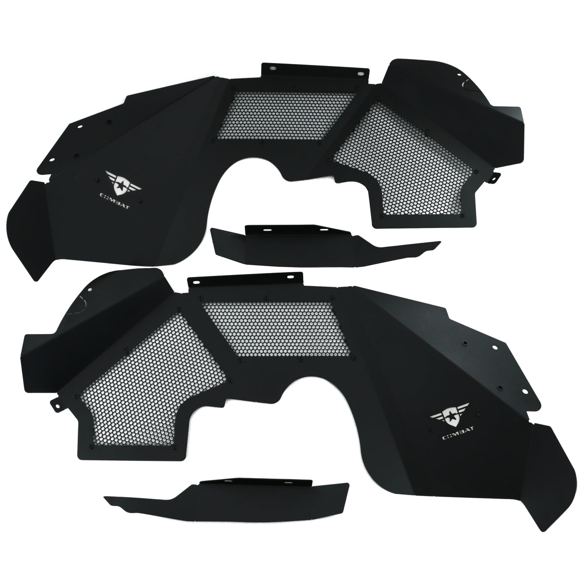 Jeep JK/JKU Battle Ready Max Flow Aluminum Inner Fender Kit - Front