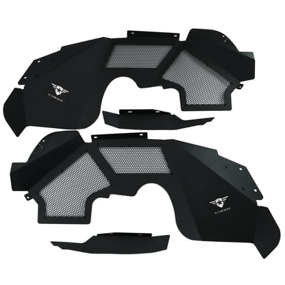Jeep JK/JKU Battle Ready Max Flow Aluminum Inner Fender Kit - Front