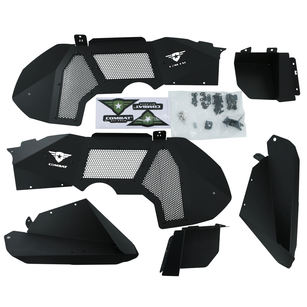 Jeep JT Battle Ready Max Flow Aluminum Inner Fender Kit - Front