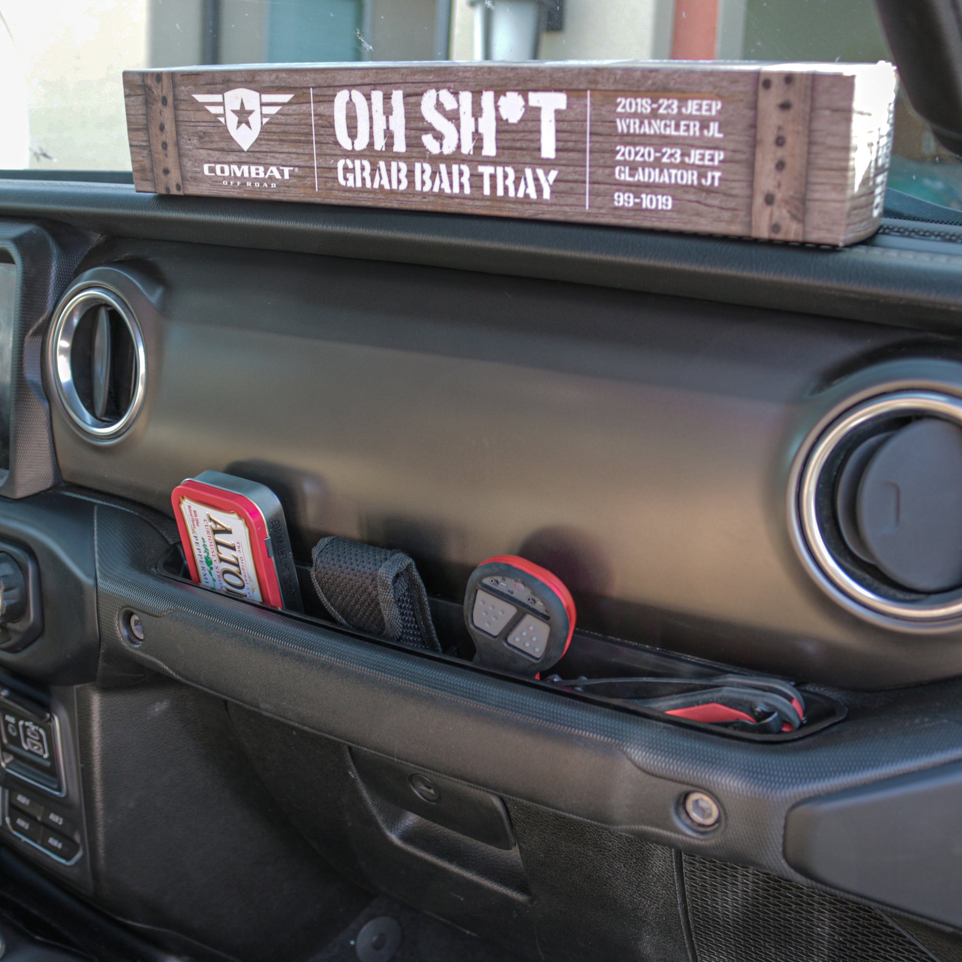 OH SHT Grab Bar Tray - Jeep JL/JT 2018-2023