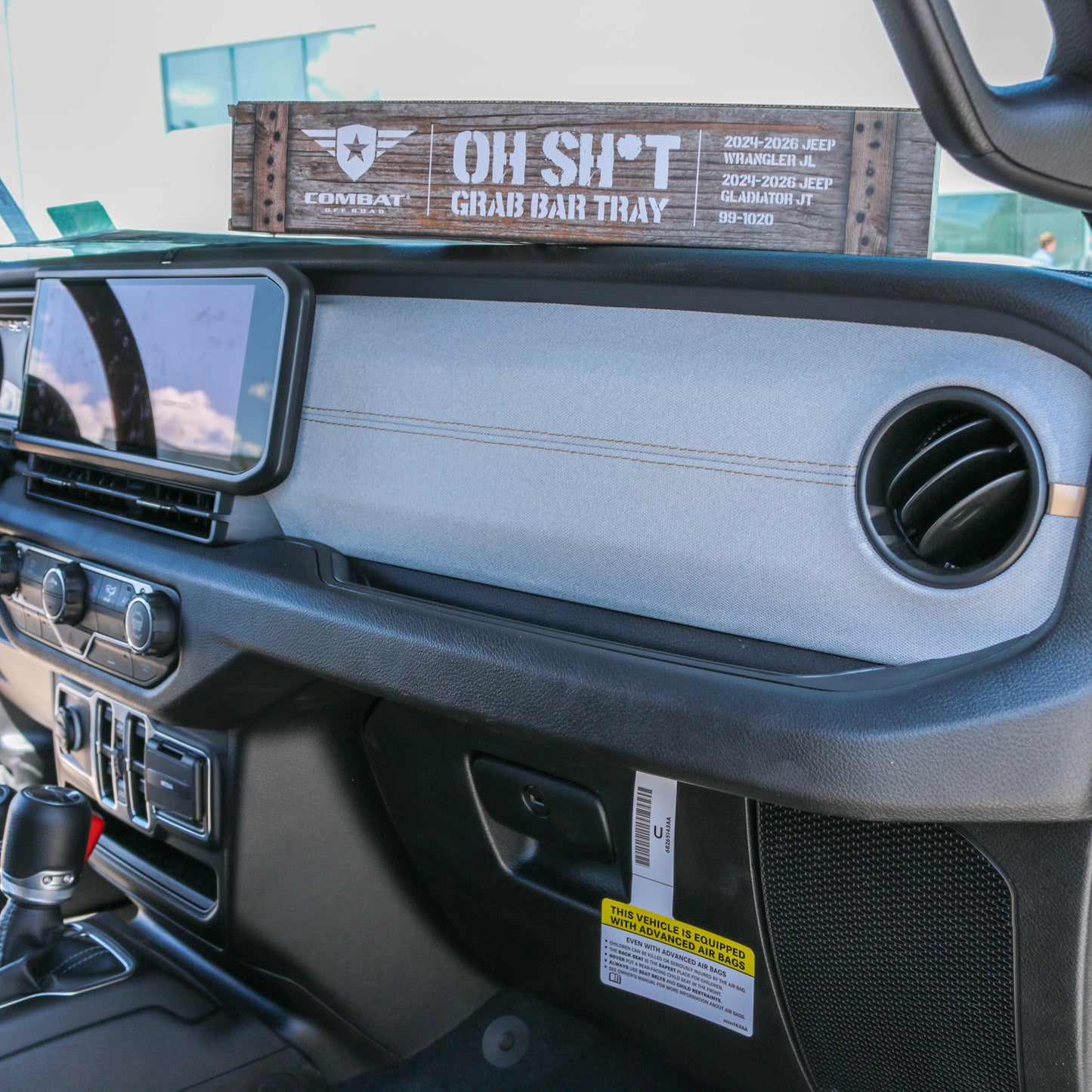 OH SHT Grab Bar Tray - Jeep JL/JT 2024-2026