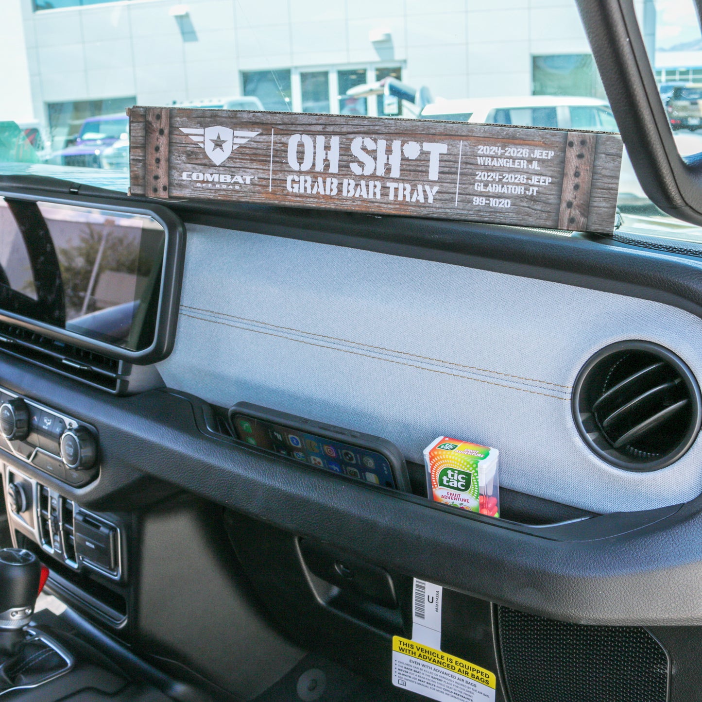 OH SHT Grab Bar Tray - Jeep JL/JT 2024-2026
