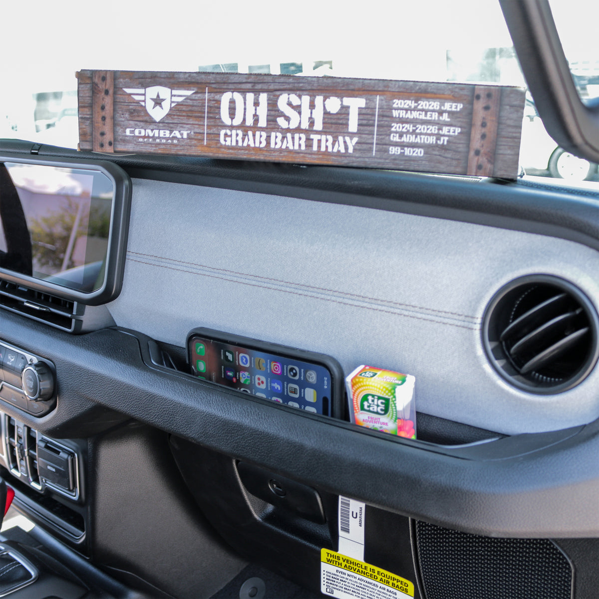 OH SHT Grab Bar Tray - Jeep JL/JT 2024-2026