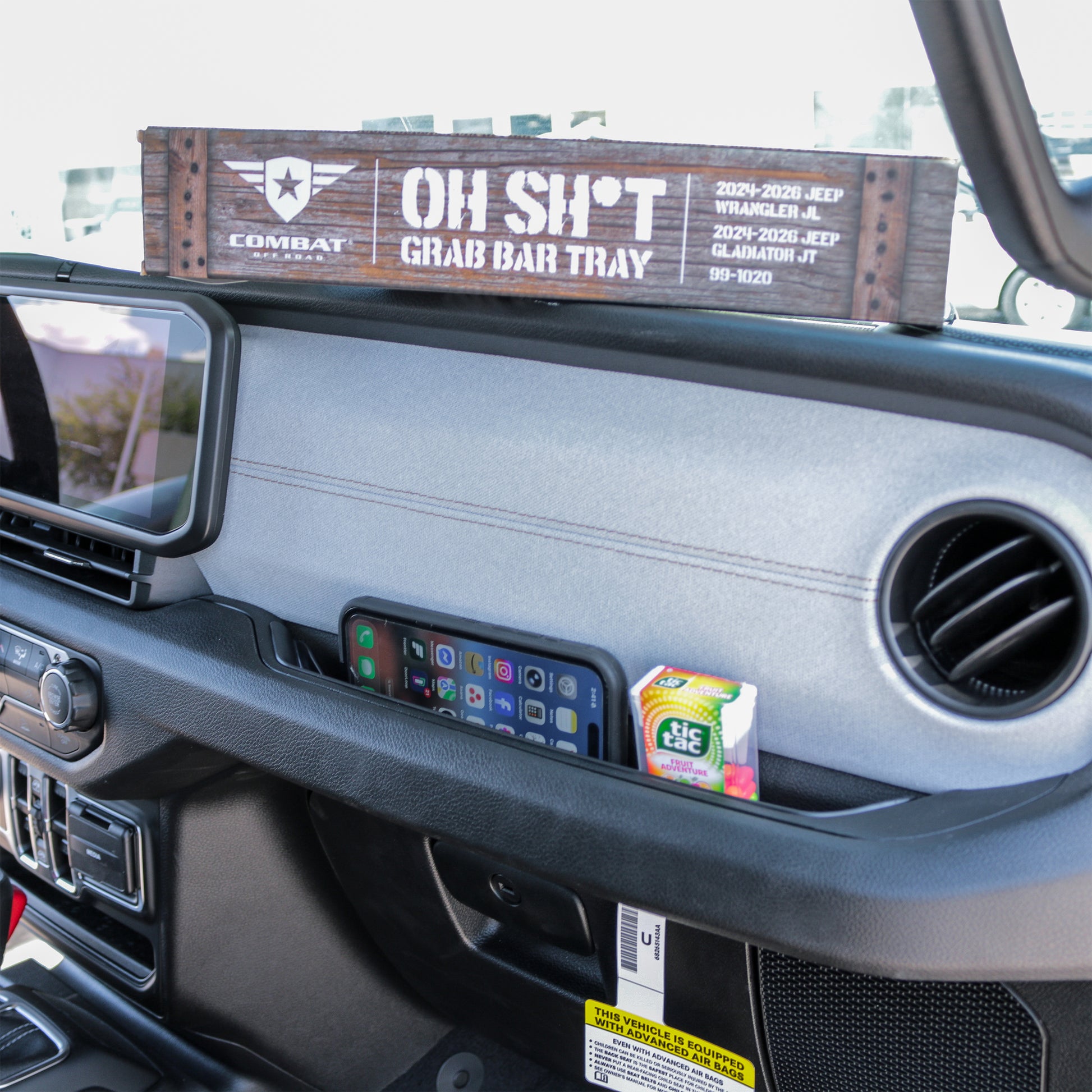 OH SHT Grab Bar Tray - Jeep JL/JT 2024-2026