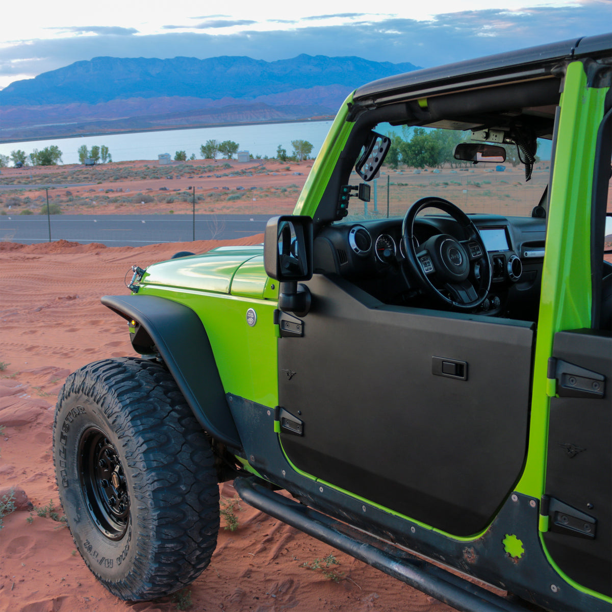 Jeep JK/JKU Full Metal Jacket Doors - Raw - Front Pair