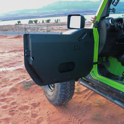 Jeep JK/JKU Full Metal Jacket Doors - Raw - Front Pair