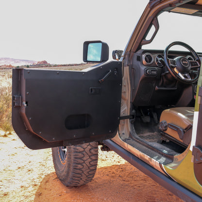Jeep JT Gladiator Full Metal Jacket Doors - Raw - Front Pair