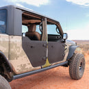 Jeep JT Gladiator Full Metal Jacket Doors - Raw - Rear Pair