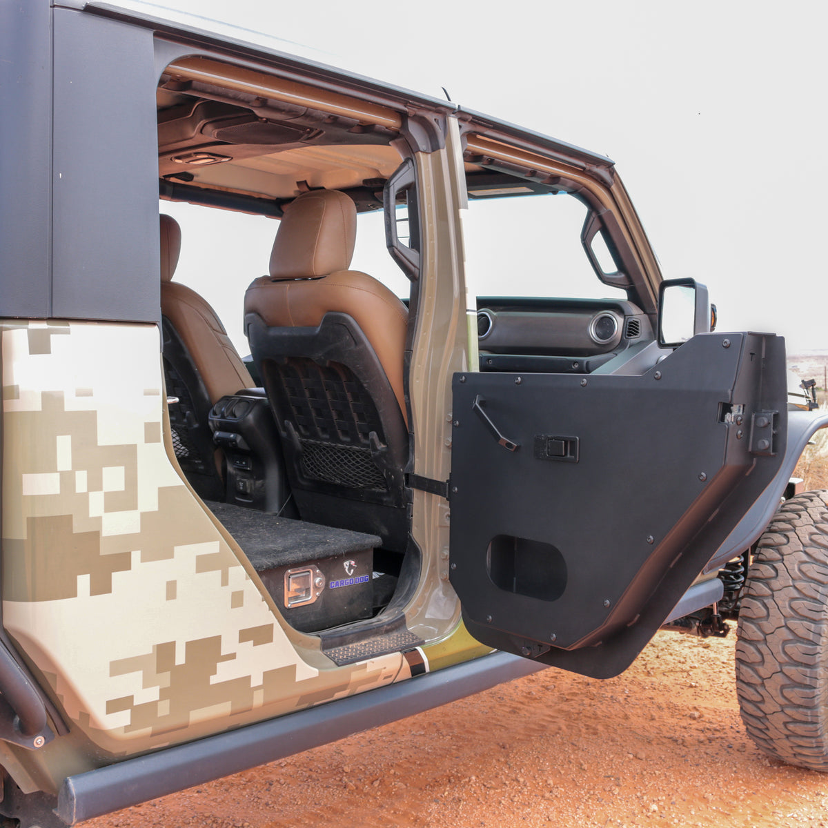 Jeep JT Gladiator Full Metal Jacket Doors - Rear Pair