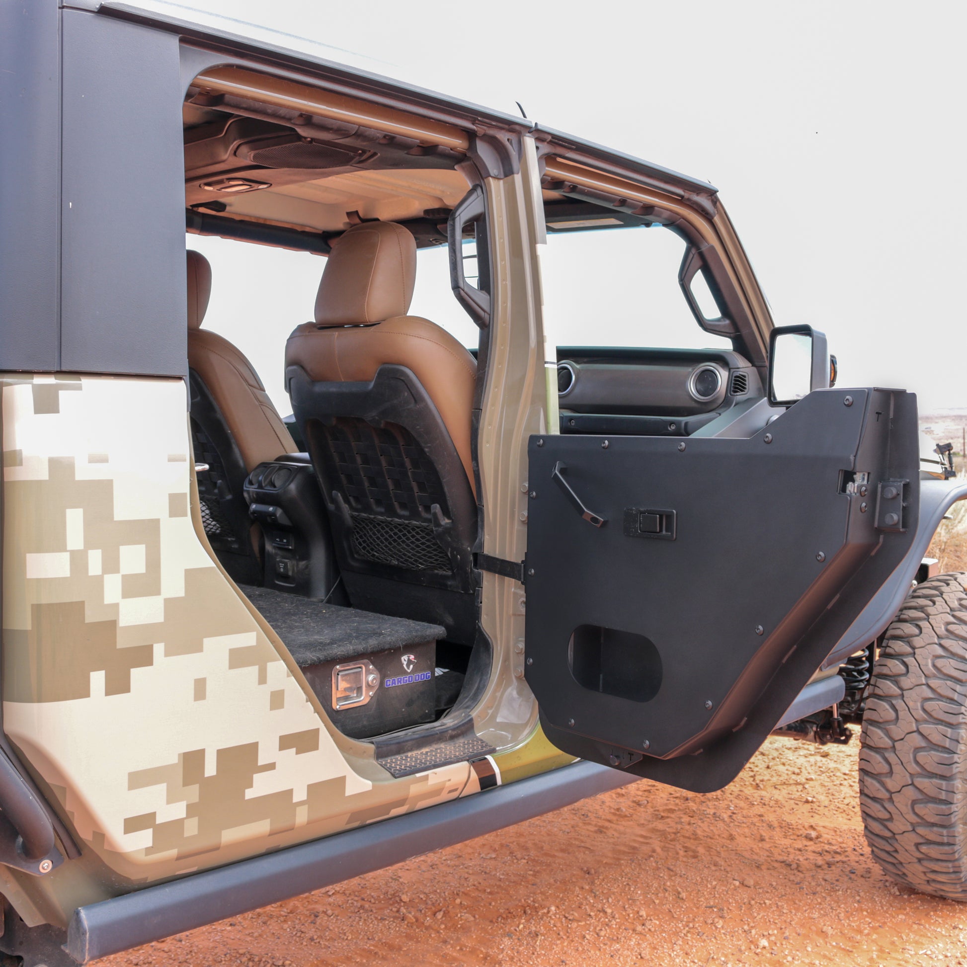 Jeep JT Gladiator Full Metal Jacket Doors - Rear Pair