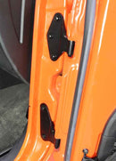 Kentrol 07-18 Jeep Wrangler JK Body Door Hinge Set 8 Pieces 4 Door - Textured Black