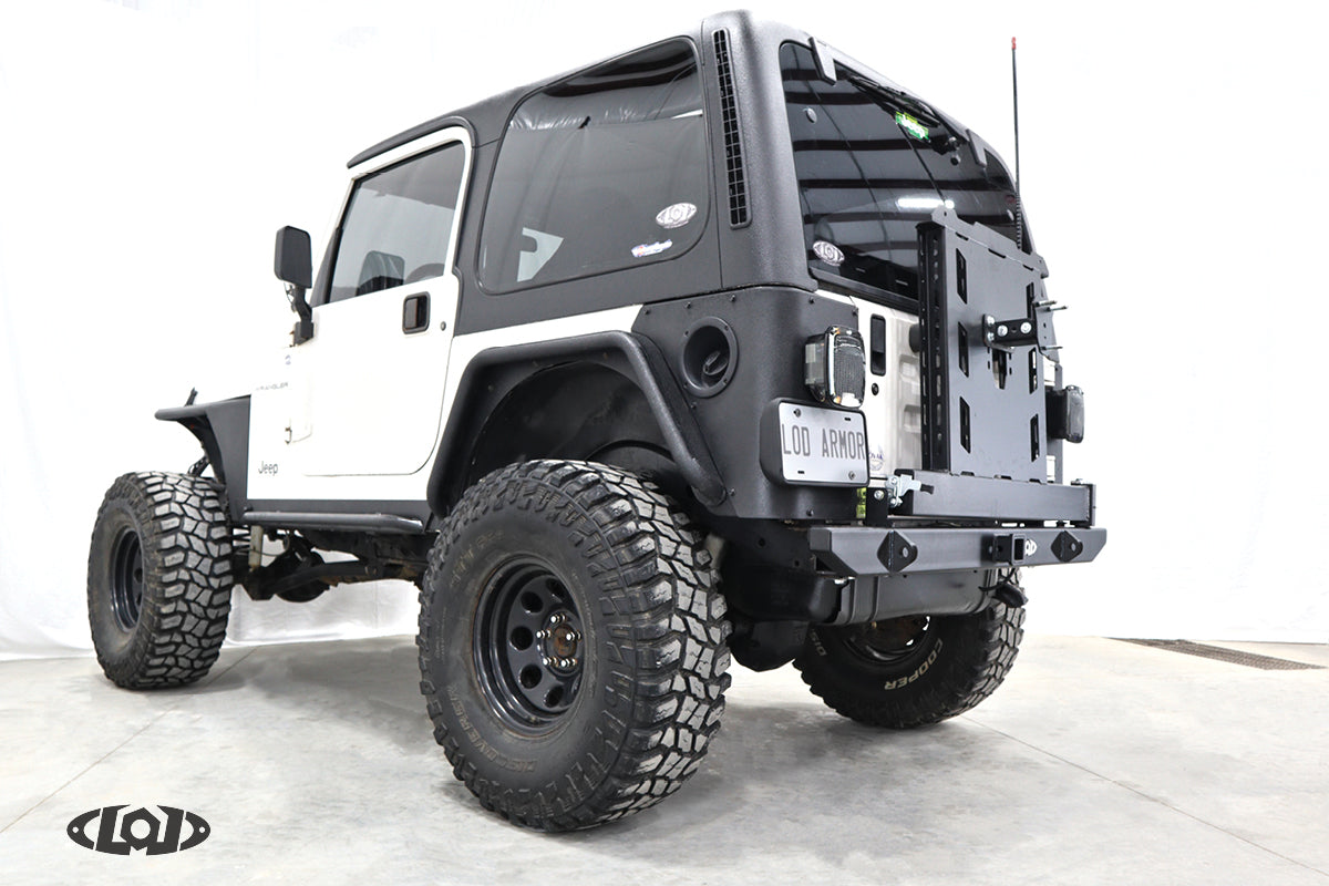 LoD Offroad TJ/LJ/YJ Destroyer Expedition Series Rear Bumper w/Tire Carrier