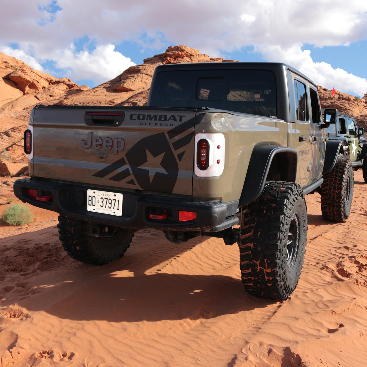 Jeep JT Gladiator Tail Gunner LED Tail Lights Raw