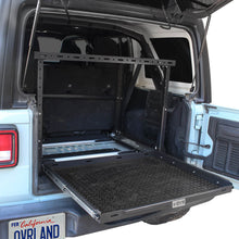 Overland Vehicle Systems Cargo Storage Rack with Shelf and Sliding Extension