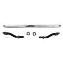 Apex Chassis Heavy Duty 2.5 Ton Tie Rod Assembly in Polished Aluminum Fits: 19-22 Jeep Gladiator JT 18-22 Jeep Wrangler JL/JLU Rubicon Mohave Sahara Sport. Note: This kit fits a Dana 30 axle