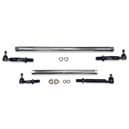 Heavy Duty ProLock Polished Aluminum Tie Rod and Drag Link Assembly Fits: 14-24 Ram 2500/3500 Apex Chassis