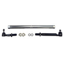 Heavy Duty Polished Aluminum Drag Link Assembly Fits: 14-24 Ram 2500/3500 Apex Chassis