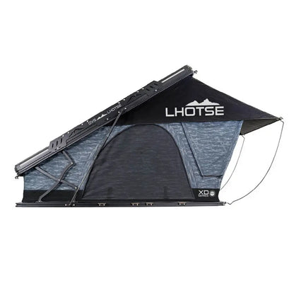 Overland Vehicle Systems XD Lhotse - Clamshell Aluminum Roof Top Tent, 2 Person, Grey Body & Black Rainfly