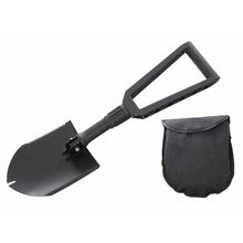 Overland Vehicle Systems Multi Functional Military Style Utility Shovel with Nylon Carrying Case