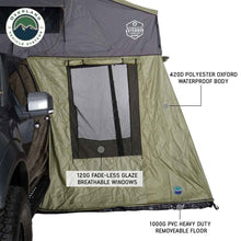 Overland Vehicle Systems HD Nomadic N2E - Annex Room With Floor, Green Body & Green Trim