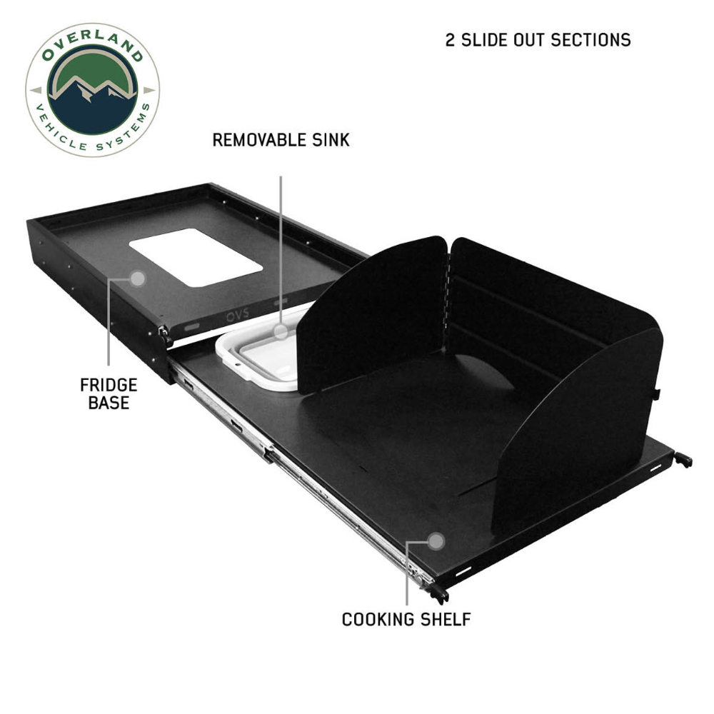 Overland Vehicle Systems Large Refrigerator Tray and Sink