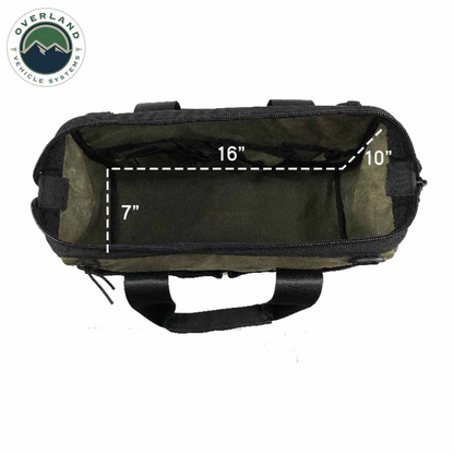 Overland Vehicle Systems All Purpose Tool Bag #16 Waxed Canvas