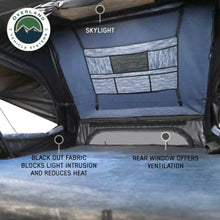 Overland Vehicle Systems XD Atlas 2 - Cantilever Hard Shell Roof
Top Tent, 2 Person, Blue Body & Black Rainfly