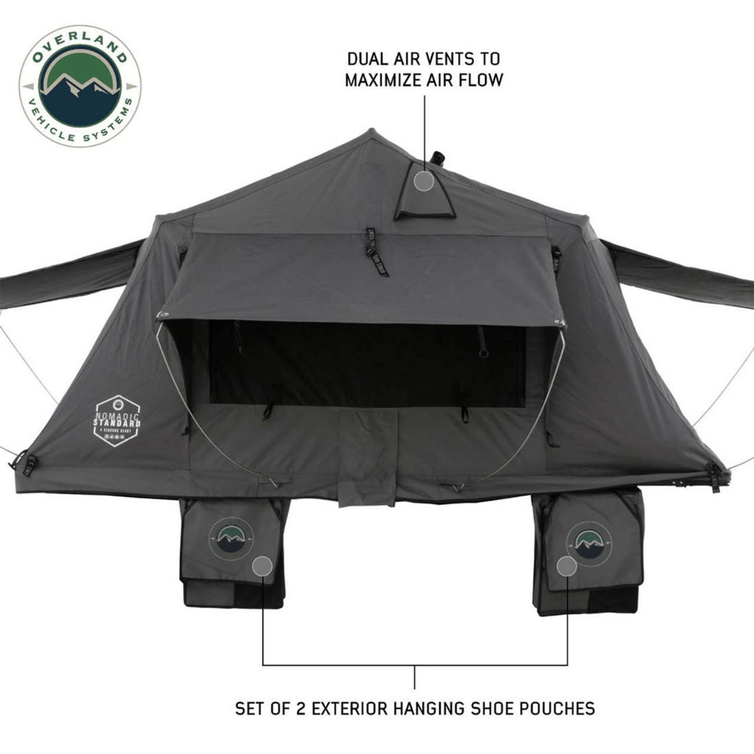 Overland Vehicle Systems HD Nomadic N2E - Roof Rop Tent & Annex Room Combo
