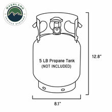 Overland Vehicle Systems Propane Bag With Handle And Straps - #16 Waxed Canvas