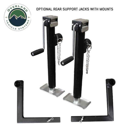 Overland Vehicle Systems Off Road Trailer Rear Support Jacks (Pair)