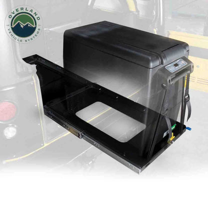 Overland Vehicle Systems Refrigerator Tray With Slide and Tilt - Size  Small