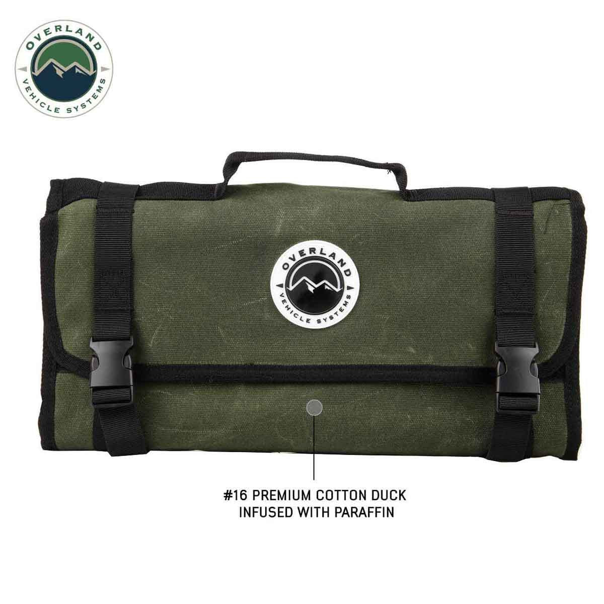Overland Vehicle Systems Rolled Bag First Aid - #16 Waxed Canvas