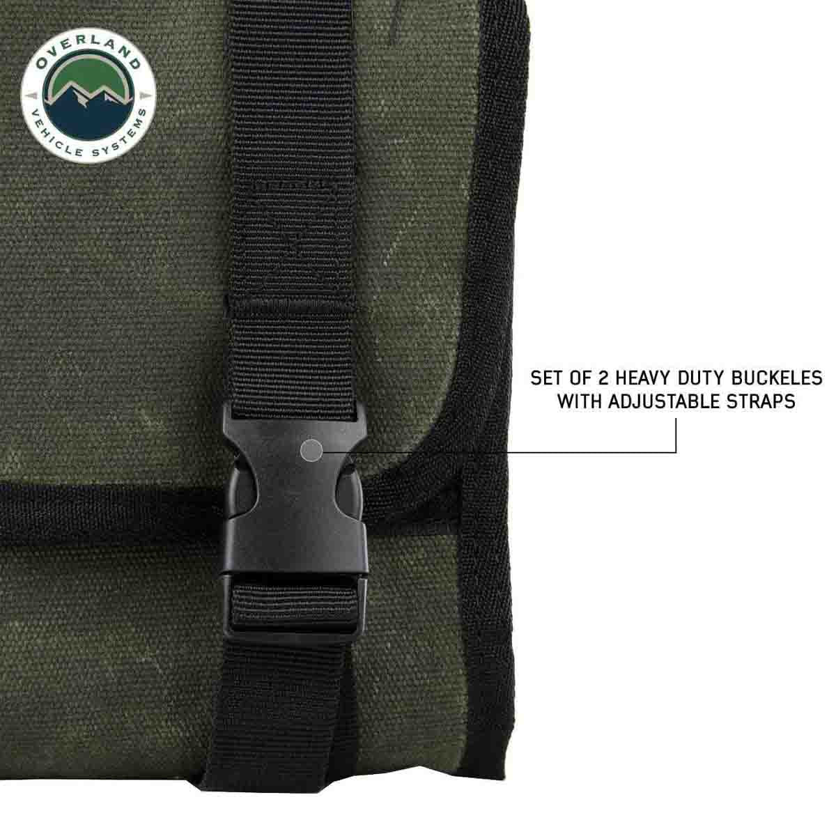 Overland Vehicle Systems Rolled Bag First Aid - #16 Waxed Canvas