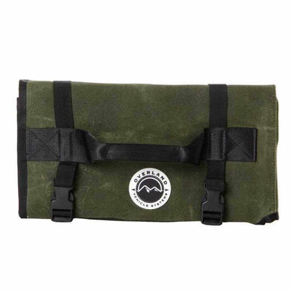Overland Vehicle Systems Rolled Bag General Tools With Handle And Straps - #16 Waxed Canvas