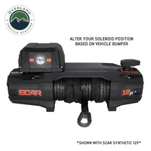 Overland Vehicle Systems SCAR 12P - 12,000 lb. Winch With Synthetic Rope & Wireless Remote