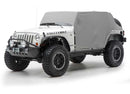Smittybilt 1069 Cab Cover W/Door Flap Water Resistant Gray Fits Jeep