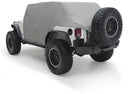 Smittybilt 1069 Cab Cover W/Door Flap Water Resistant Gray Fits Jeep