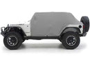 Smittybilt 1069 Cab Cover W/Door Flap Water Resistant Gray Fits Jeep