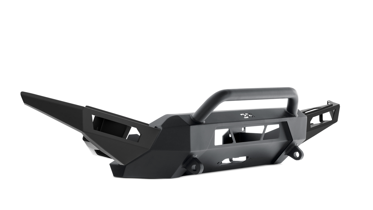 Body Armor 4x4 16-22 Toyota Tacoma HiLine Bumper High Clearance Side Wings (Black)