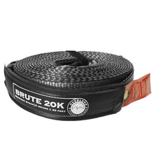 Overland Vehicle Systems Tow Strap 20,000 lb. 2" x 30' Gray With Black Ends & Storage Bag