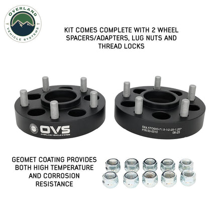 Overland Vehicle Systems 5x4.5 1.25" Wheel Spacer (Pair)