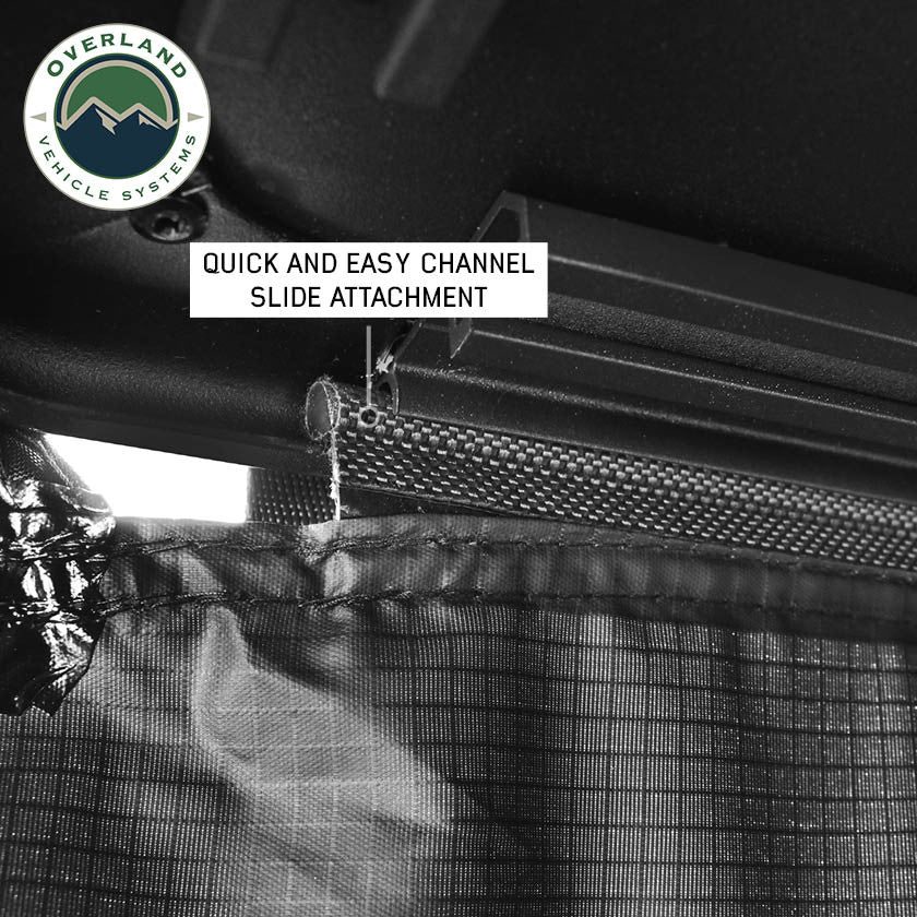 Overland Vehicle Systems XD Everest 4 - Annex Room Extension, Black Body & Grey Trim