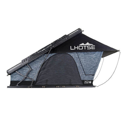 Overland Vehicle Systems XD Lhotse - Clamshell Aluminum Roof Top Tent, 2 Person, Grey Body & Black Rainfly
