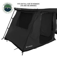 Overland Vehicle Systems XD Nomadic 270/180 Awning Room Enclosure, Black Body, Black Trim (4 Walls & Floor)