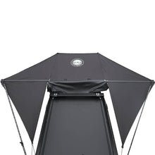 Overland Vehicle Systems XD Nomadic 315 - Rear Awning Universal, Black Body, Black Trim W/Black Travel Bag
