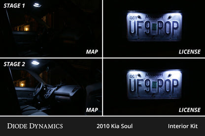 Diode Dynamics 14-19 Kia Soul Interior LED Kit Cool White Stage 2